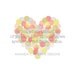 Mother's Day Confetti Heart print poster