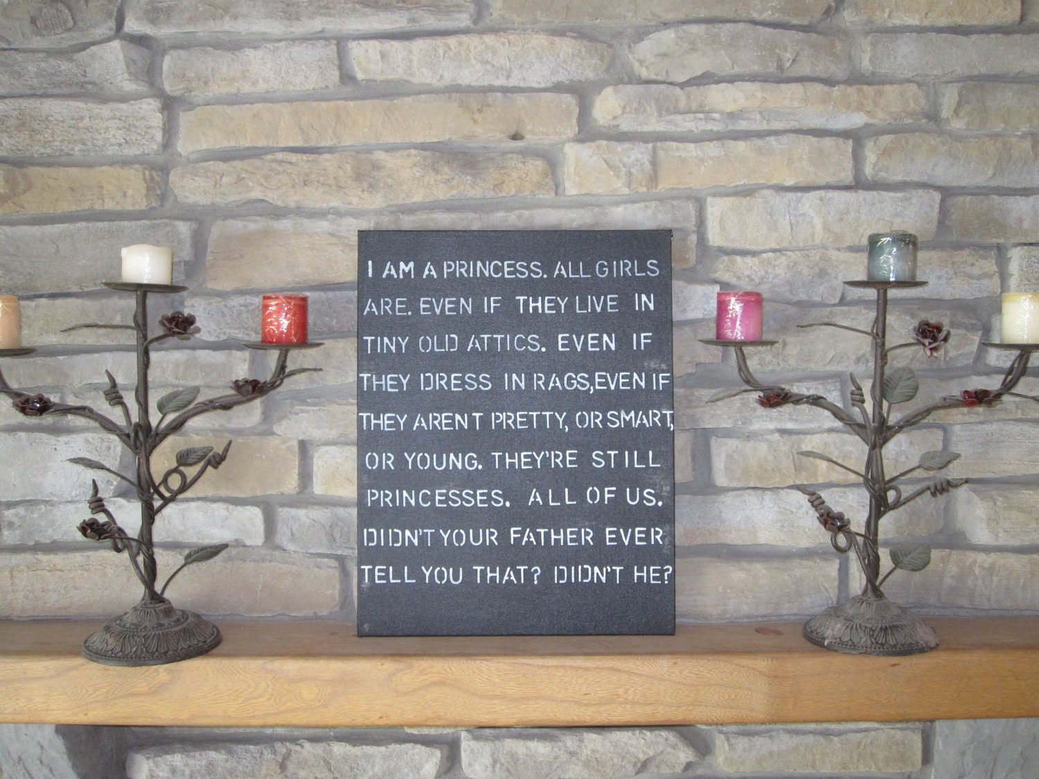 Princess Quote Sign
