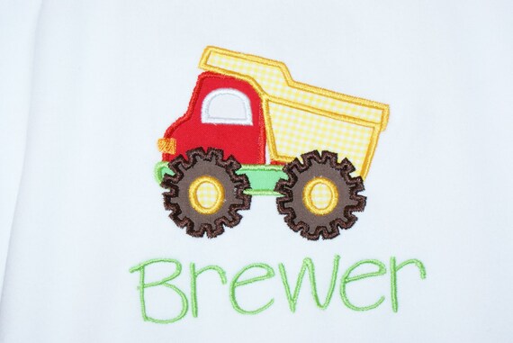 Dumptruck Applique TShirt