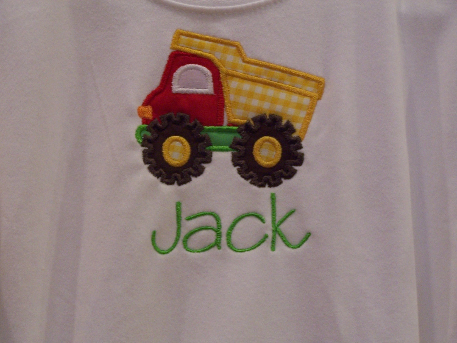 Dumptruck Applique TShirt
