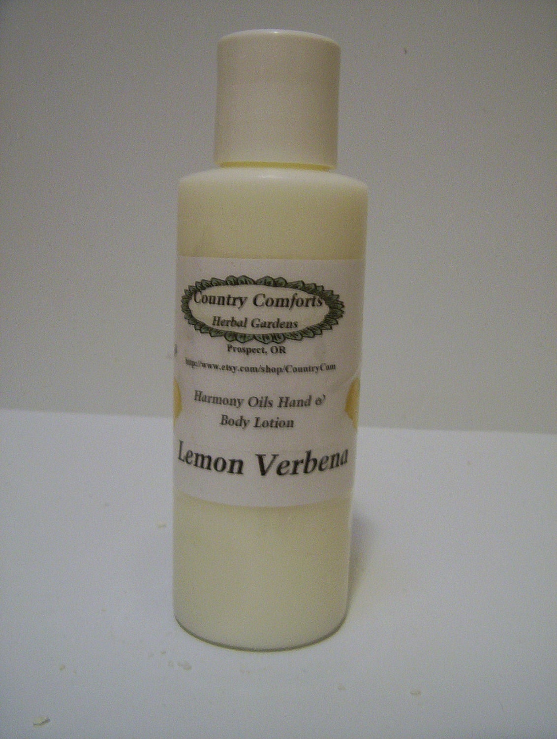 Hand & Body Lotion, Lemon Verbena, Lemony fragrance with herbal undertones - 4 oz bottle