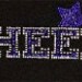 Rhinestone Iron On Blue Cheer Rhinestone Transfer DIY