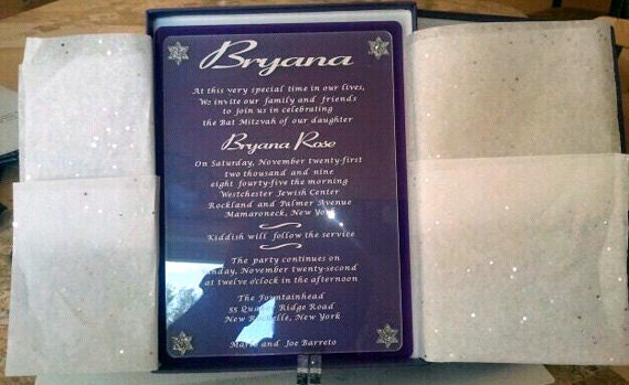 Acrylic Invitations