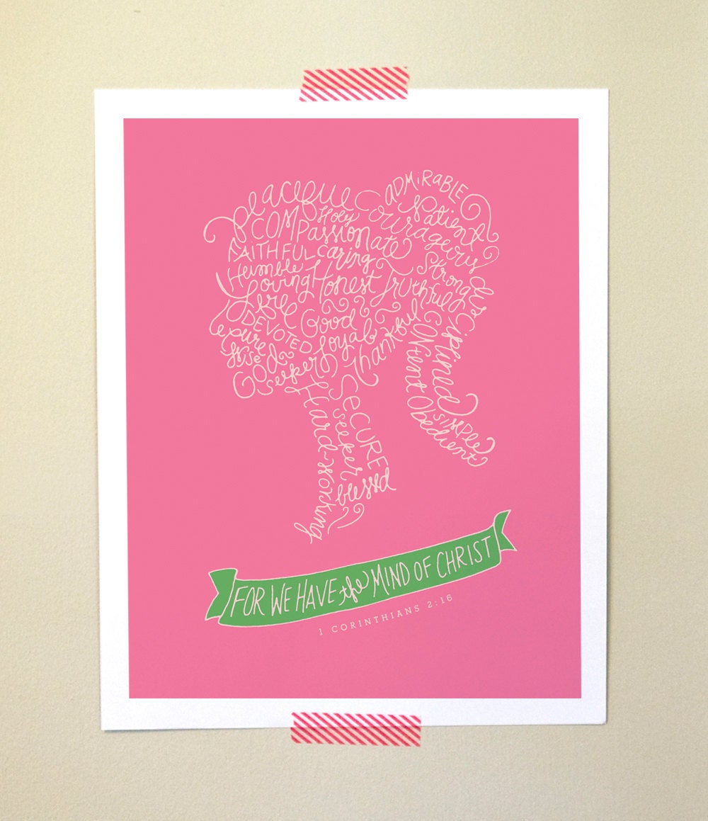 Bible Verse Art Print
