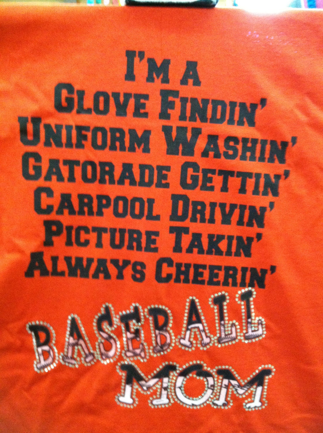 Baseball/Softball Mom Shirt (Unisex) size smal-xl