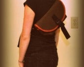 Cordura Waterproof MINI messenger bag / hip pouch / fanny pack FIREFLY by SIREN bags