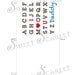 FATHERS Day Printable Card - Alphabet Greeting Card - I LOVE U Daddy - Print Your Own