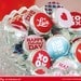 VALENTINES Printable Candy Wrappers, Hershey's Kisses Dots & Water Bottle Labels