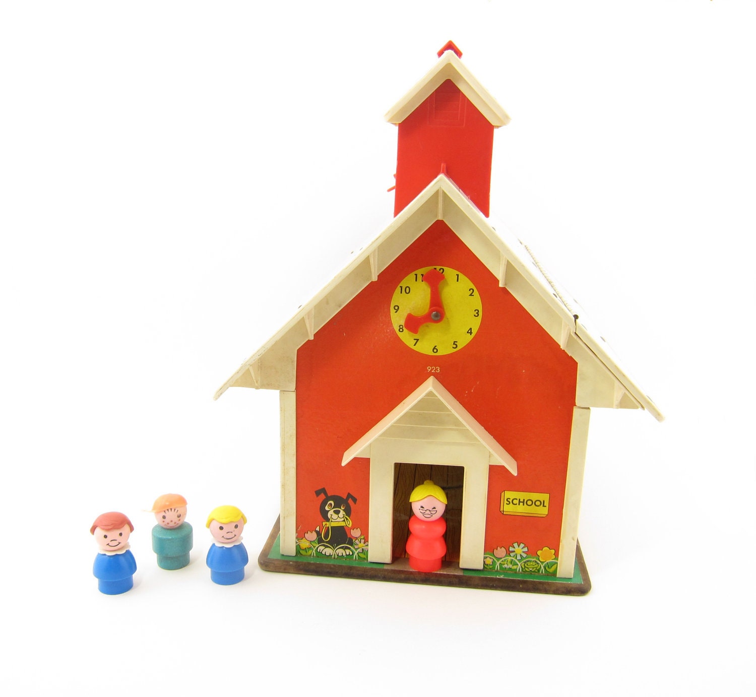 Fisher Price School House Little People Play Family Schoolhouse and People