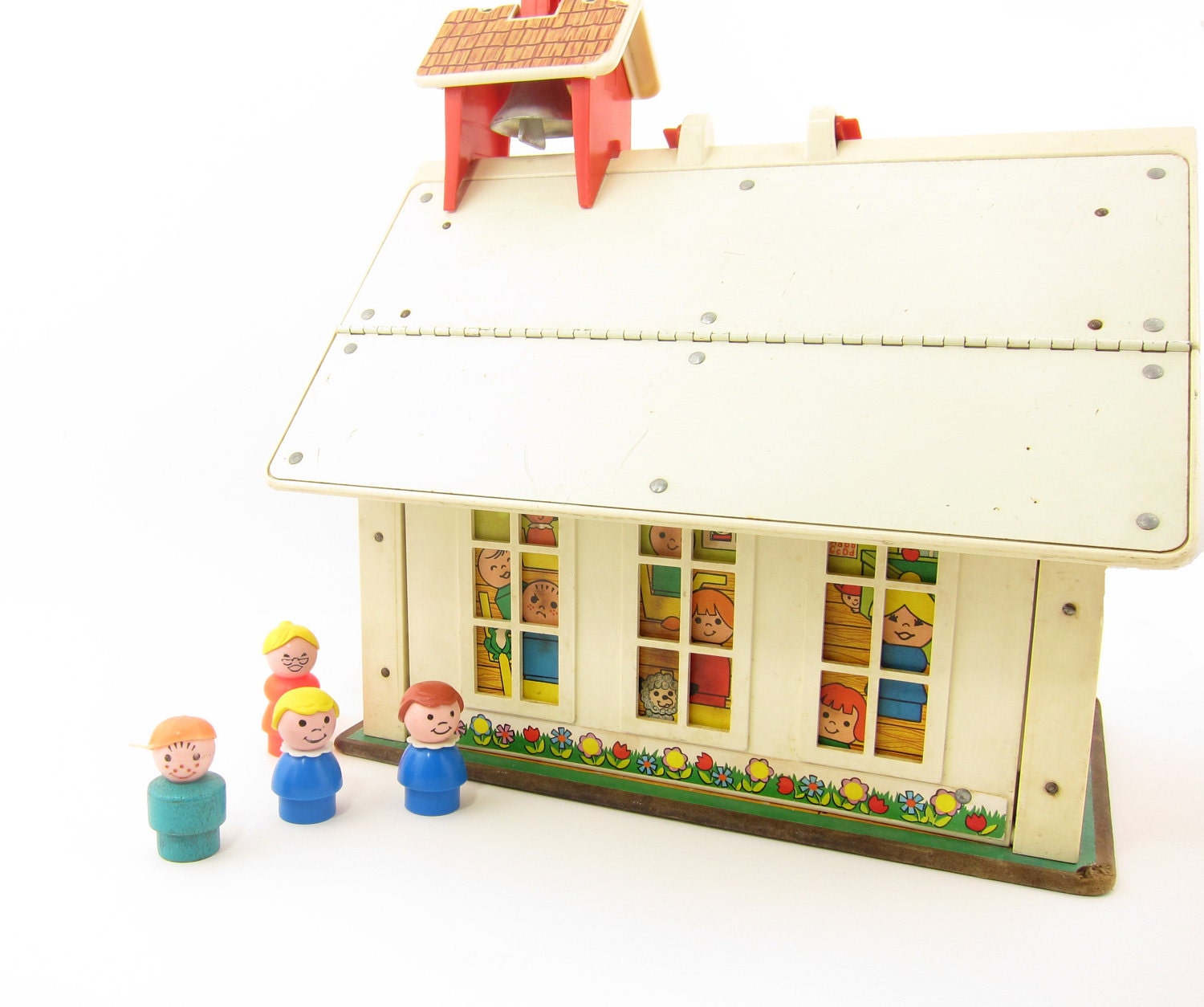 Fisher Price School House Little People Play Family Schoolhouse and People