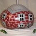 Gourd art - Red Brick Victorian, "The Gourdons of Gourdonville"