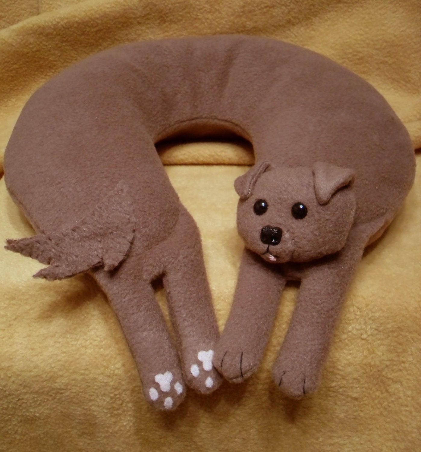 Rex the Puppy Dog Travel Neck Pillow