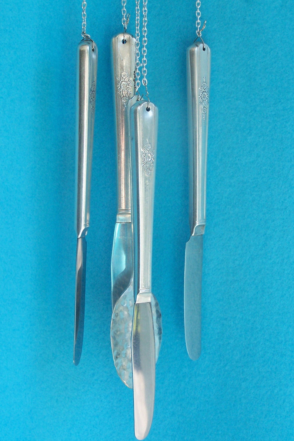 WINDCHIME - SILVERWARE - Vintage Silverplate - Garden - Patio - Deck - Holidays - Anniversary - Bridal Shower - Under 25
