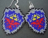 Hylian Shield Pixel Earrings
