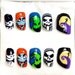 Nightmare before christmas slanted fake nails