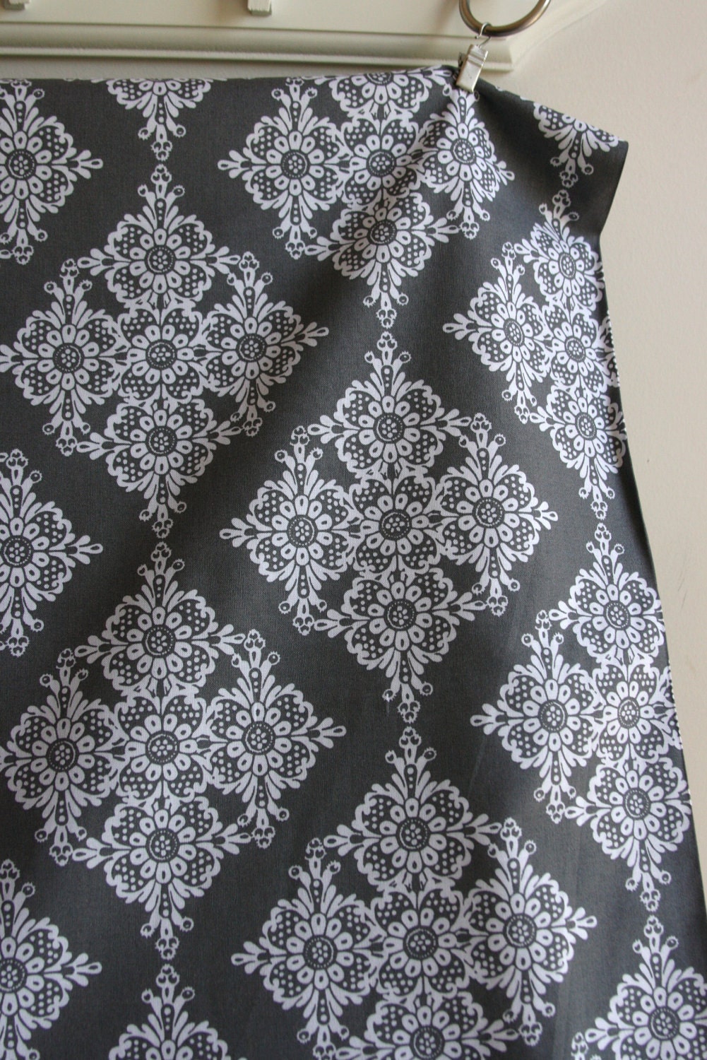 Linda Lace in Grey from Michael Miller Fabrics - ONE YARD