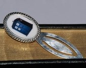 Tardis Doctor Who Silver Bookmark, Dr Who Gift under 25 20 15 10 Dr Who Book Clip Bookmark, Reader Scifi Geek