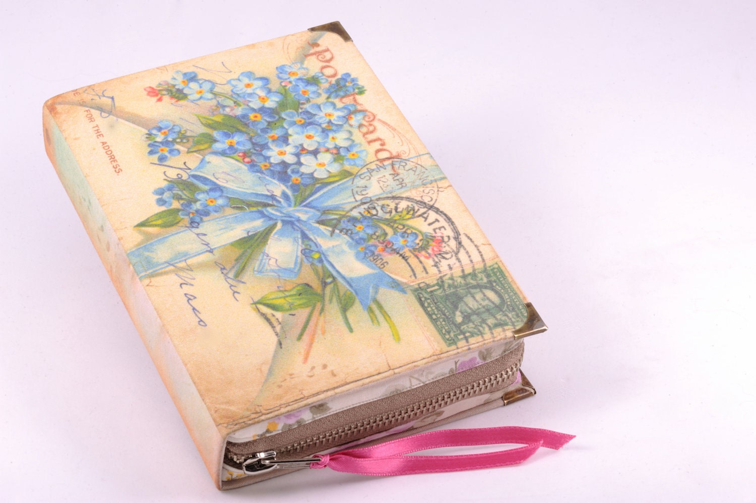 Book Clutch vintage envelope