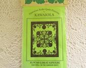 Hawaiian Quilt -  Pattern - Keiki Fan Shell Hawaiian Quilt Pattern
