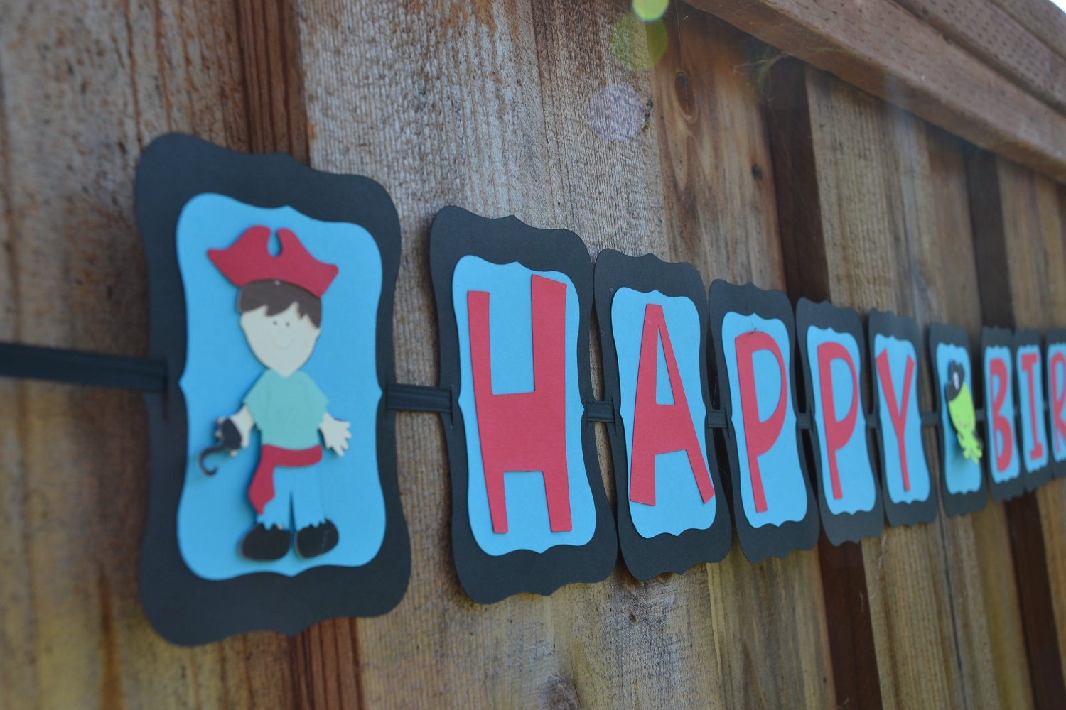 Pirate Birthday Banner
