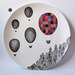 Plaid Balloon Wall Hanging Plate