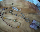 Tattered Pillow Necklace