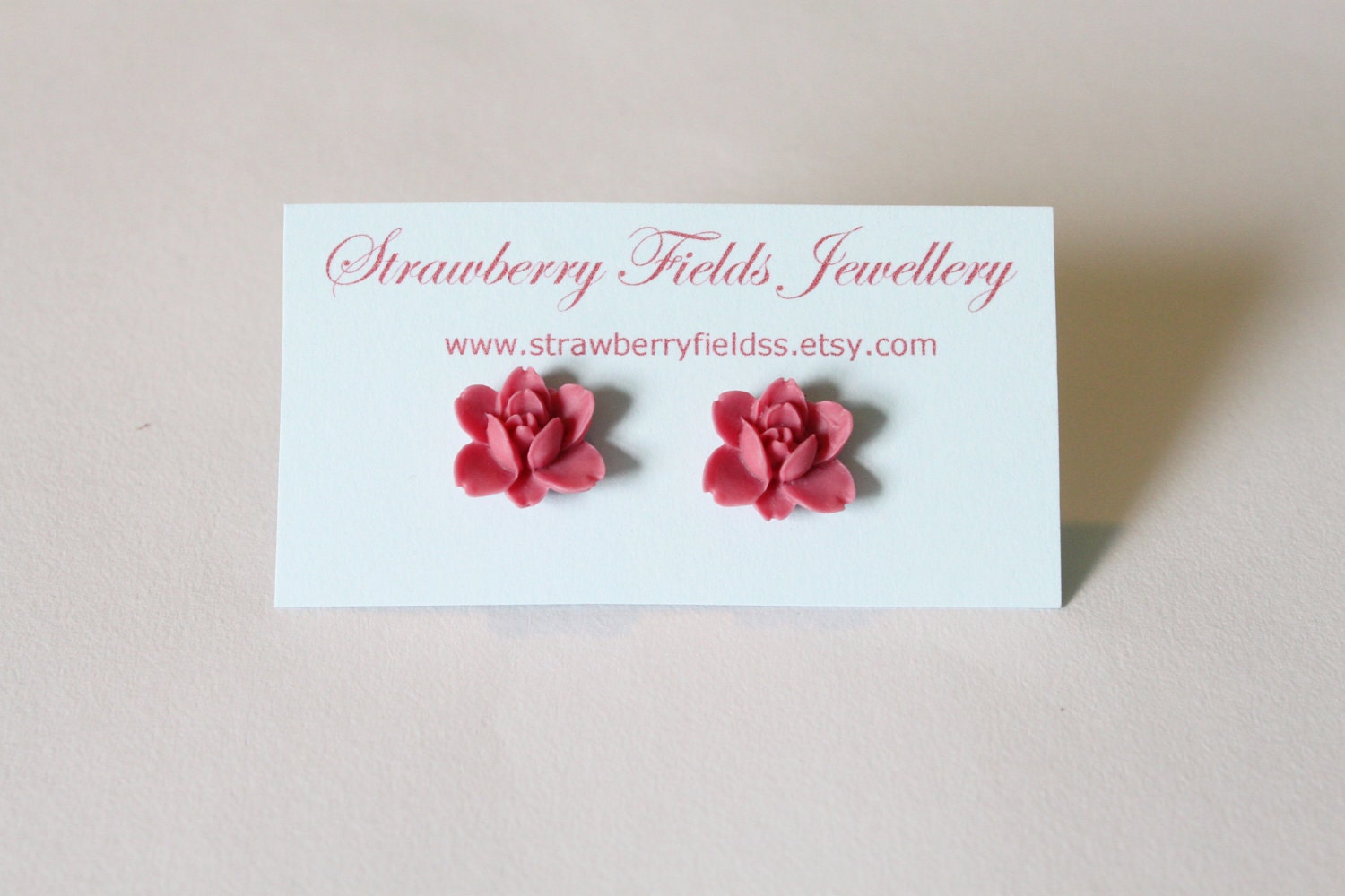 Lotus Flower Stud Earrings (Choose the Colour)
