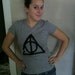 Harry Potter and the Deathly Hallows Unisex Hand Screen Printed T-Shirt