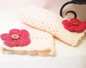 0019 - PDF Pattern for Crocheted Fingerless Gloves - Simply Elegant - Instructions given for Small Medium and Large Sizes