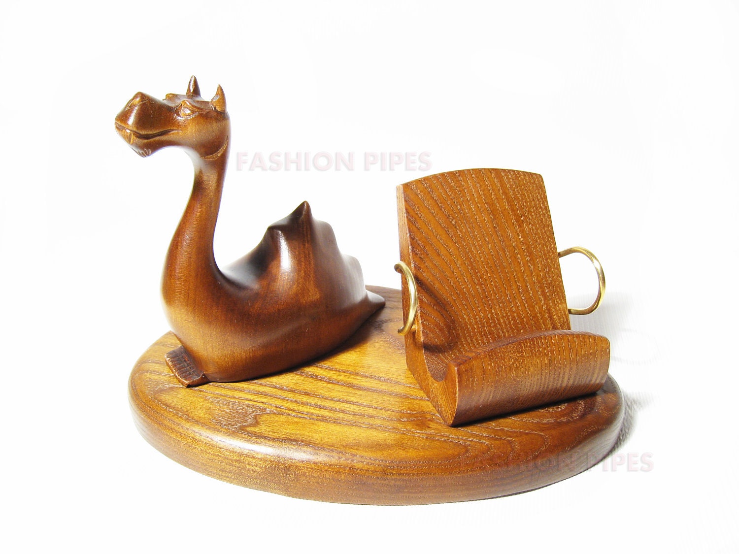 The All New "DRAGON" Wooden Stand, New IPhone 5/4S/4/3GS Wood Table Stand. Unique Handcrafted Natural Ash-Tree