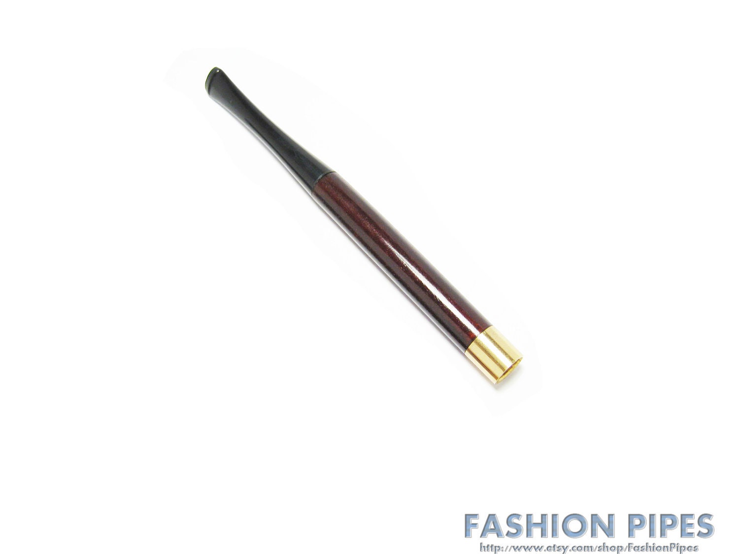 Vintage Sleek Cigarette holder "Audrey Hepburn" 5.1"/130 mm fits regular, Pear Wood Handcrafted.