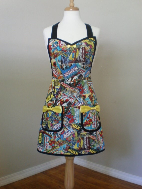Marvel comic Avengers Apron