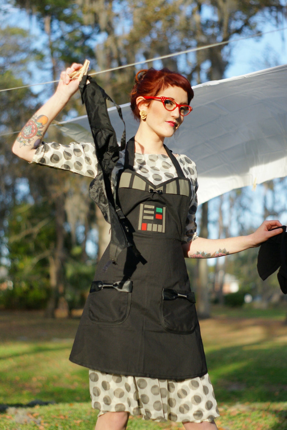 Darth Vader inspired Cosplay Cooking apron costume