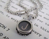 PERSONALIZED Vintage Typewriter Key Necklace
