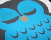 Owl Print 5x7