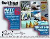 Shark Frenzy Birthday Party Pack