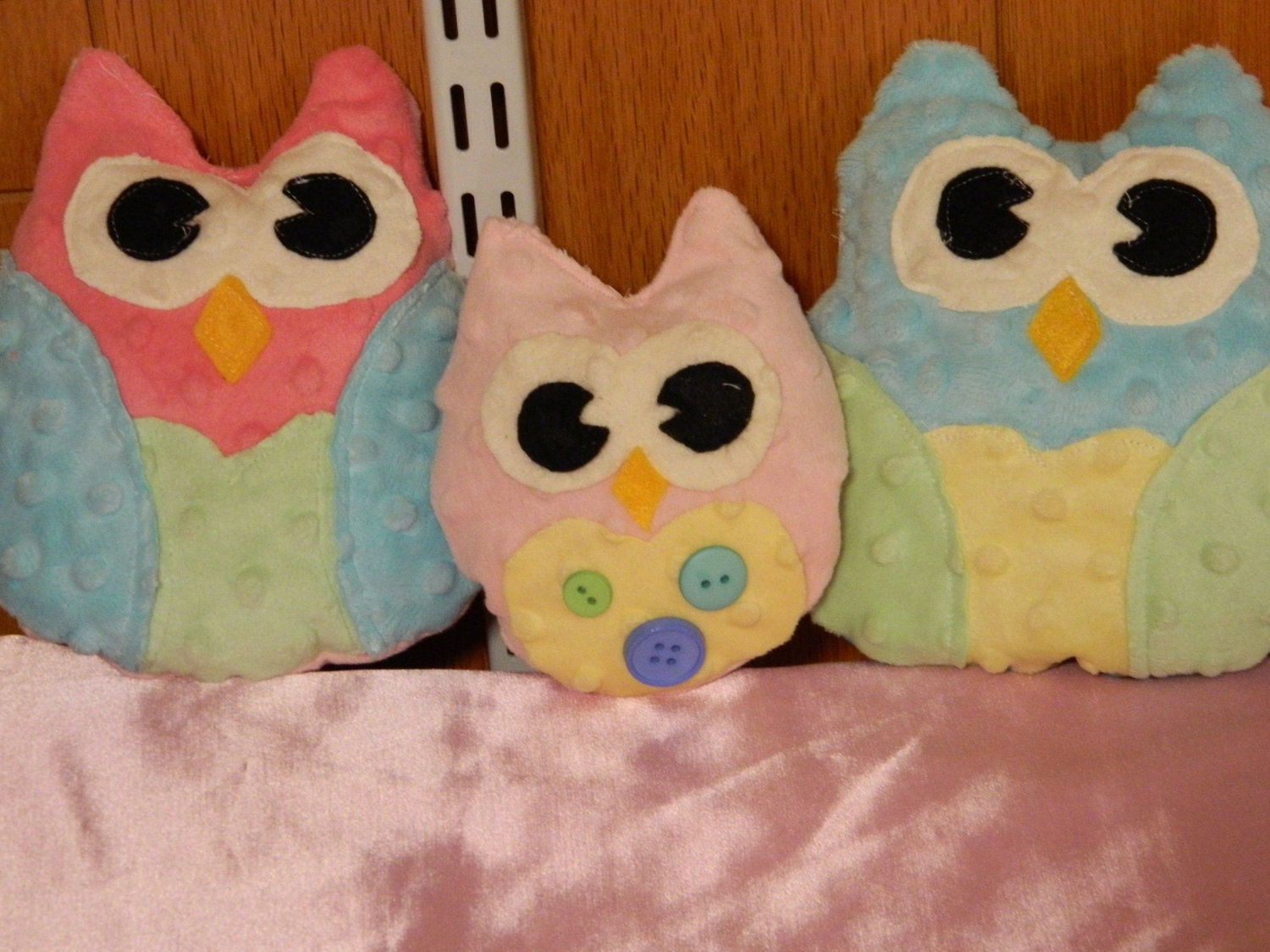 Design Your Own Minky Plush Owl Buddies (ON SALE)