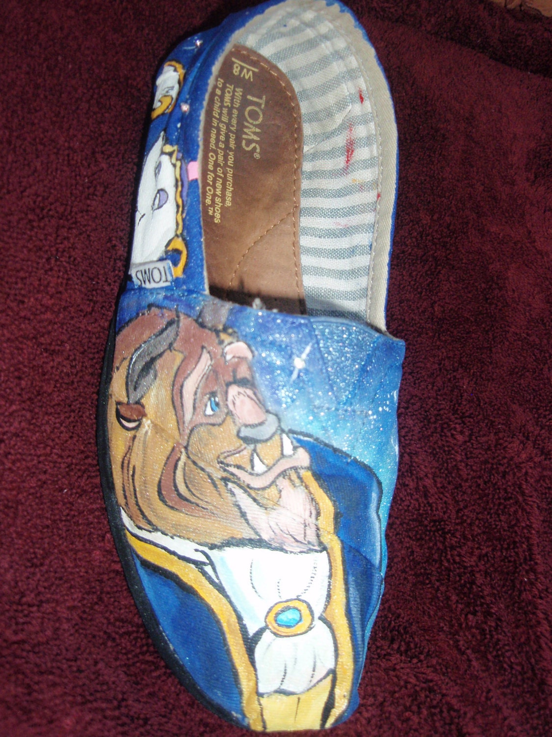 PERSONALIZED/CUSTOM TOM'S beauty and the beast