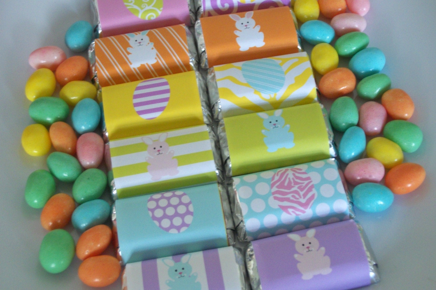 EASTER - Egg Hunt Printable Mini Chocolate Bar Wraps Il_170x135