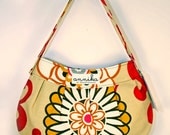 FALL DEAL- Handmade Buttercup Bag in Khaki Floral