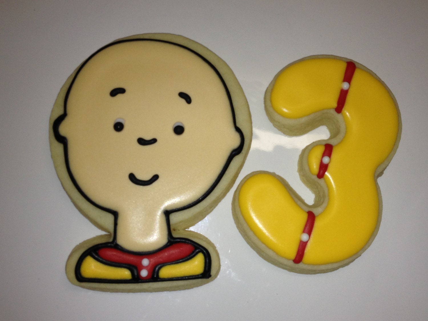 Caillou Inspired Cookies