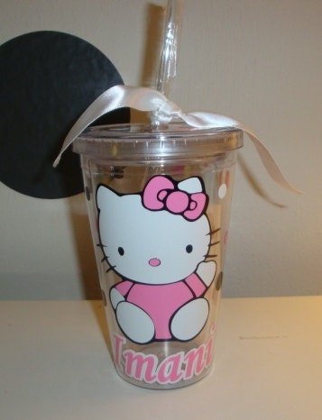 Hello Kitty 16 ounce double walled tumblers