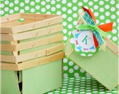 Berry Basket - Wooden Berry Basket - Green Wooden Berry Baskets Set of 6