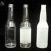 Wall Lamp. Beer bottles,  Plumbing pipe & fittings. Wall light.  Lighting Fixture. Ceiling lamp