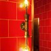 Vanity Lamp. Beer bottles, Plumbing pipe & fittings. Vanity light. Wall lamp. Bathroom Vanity Lighting Fixture