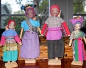 Group of Handmade Ethnic Vintage Dolls