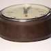 ORIGINAL vintage industrial factory office electric WALL CLOCK with brown bakelite case