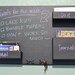 ON SALE Mail organizer blackboard small wall mounted pockets and hooks