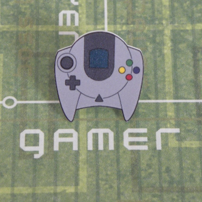 GAMER Dreamcast Video Game Controller Tie Pin SEGA