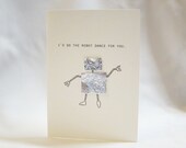 Robot I Love You Card